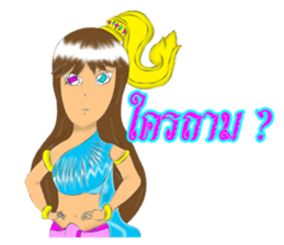 Girl of suvanabhumi sticker #13123187