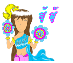 Girl of suvanabhumi sticker #13123189