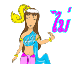 Girl of suvanabhumi sticker #13123195