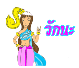 Girl of suvanabhumi sticker #13123201