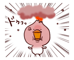 2 birds of cute chick Sticker.3 sticker #13123307