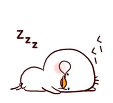 2 birds of cute chick Sticker.3 sticker #13123312