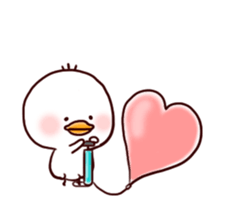 2 birds of cute chick Sticker.3 sticker #13123319