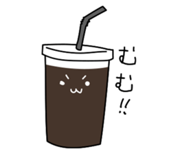 Talking with loose coffie sticker #13123714