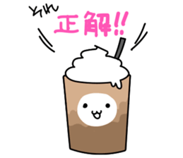 Talking with loose coffie sticker #13123716