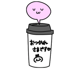 Talking with loose coffie sticker #13123721