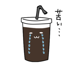 Talking with loose coffie sticker #13123724