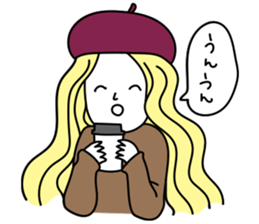 Talking with loose coffie sticker #13123737