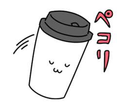 Talking with loose coffie sticker #13123740