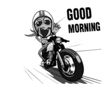 Mr.Neng The Biker Animated sticker #13124030