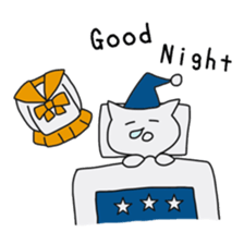 Student of a cat and a rabbit sticker #13124385