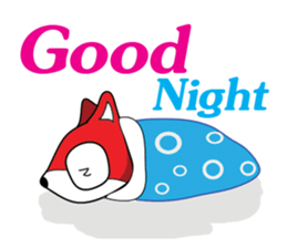 Dog Fox Love sticker #13124830