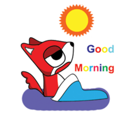 Dog Fox Love sticker #13124831