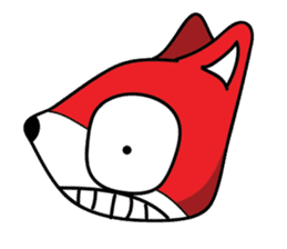 Dog Fox Love sticker #13124833