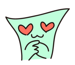 Green Paperman sticker #13125936