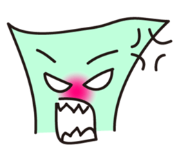 Green Paperman sticker #13125937