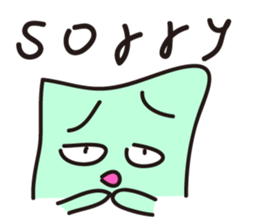 Green Paperman sticker #13125942