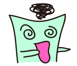 Green Paperman sticker #13125947