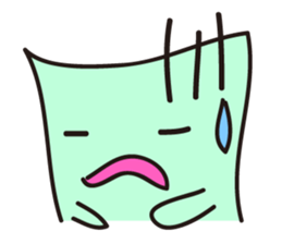 Green Paperman sticker #13125948