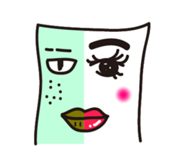 Green Paperman sticker #13125961