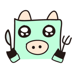 Green Paperman sticker #13125963