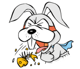 Baby Rabbit Superhero sticker #13126666