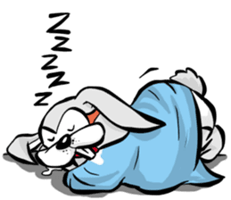 Baby Rabbit Superhero sticker #13126673