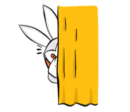 Baby Rabbit Superhero sticker #13126684