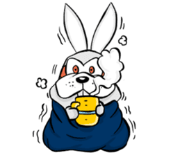 Baby Rabbit Superhero sticker #13126688