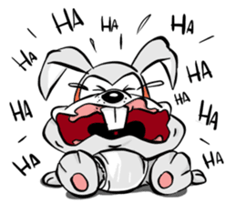 Baby Rabbit Superhero sticker #13126693