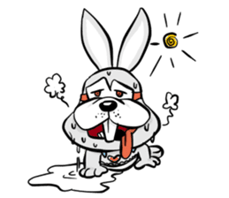 Baby Rabbit Superhero sticker #13126694