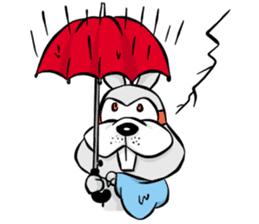 Baby Rabbit Superhero sticker #13126697