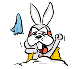 Baby Rabbit Superhero sticker #13126698