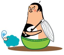 Big Big Man -- COME CLOSER sticker #13128441