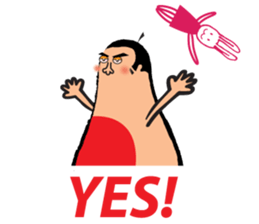 Big Big Man -- COME CLOSER sticker #13128453