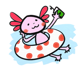Axolotl`s Sticker season ver. sticker #13128557
