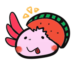 Axolotl`s Sticker season ver. sticker #13128558