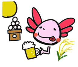 Axolotl`s Sticker season ver. sticker #13128568