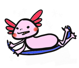 Axolotl`s Sticker season ver. sticker #13128574