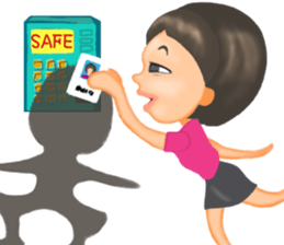 Work hard. sticker #13128754