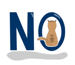 The Girl and cat sticker #13129313