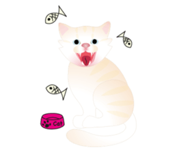 KATI fat cat sticker #13130213