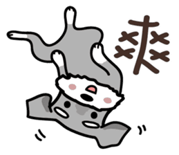 A cute Miniature Schnauzer (Little Fat) sticker #13130364