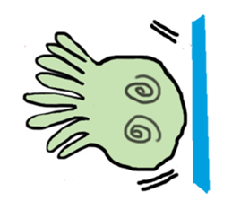 Colorful octopus family sticker #13130414