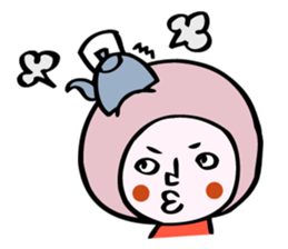 fluffy helmet MARUMI sticker #13130425