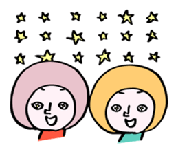 fluffy helmet MARUMI sticker #13130433