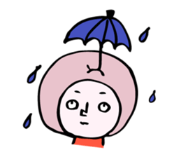 fluffy helmet MARUMI sticker #13130440