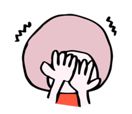 fluffy helmet MARUMI sticker #13130448