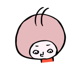 fluffy helmet MARUMI sticker #13130459