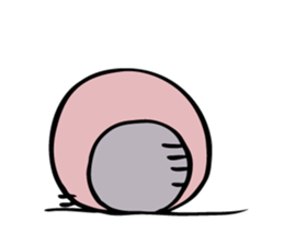 fluffy helmet MARUMI sticker #13130461